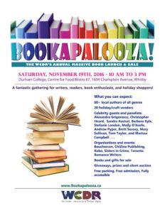 Catch Me At Bookapalooza on November...