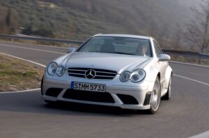 Going dark with the Mercedes-Benz CLK63...