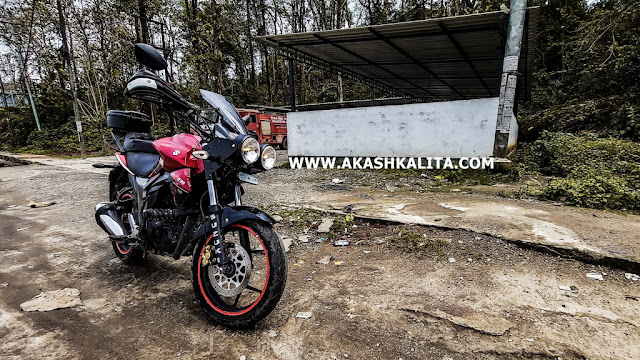 Akash Kalita: Modified Suzuki Gixxer 155