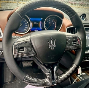 Carbon Fiber Maserati Steering Wheel • Meister Werks European