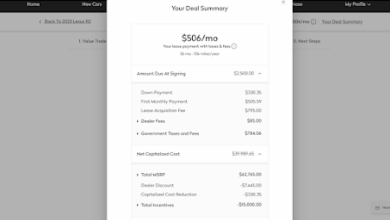 2023 Lexus RZ450e lease deal