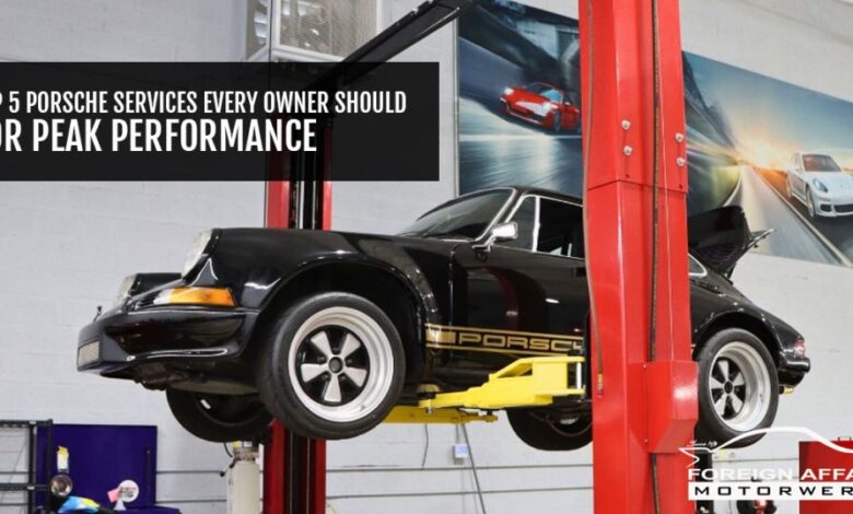 Take Your Porsche To The Limit With These 5 Porsche Services